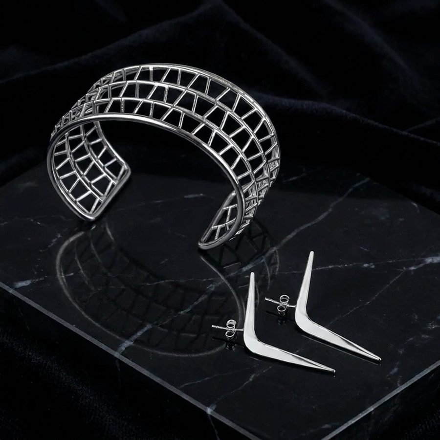 Brasilia Curve Set (Silver)