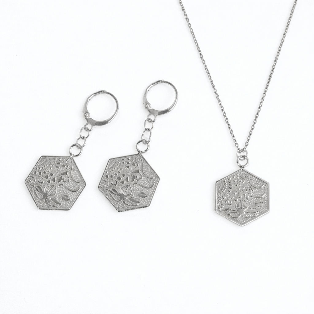 Ocean Hexagon Set (Silver)